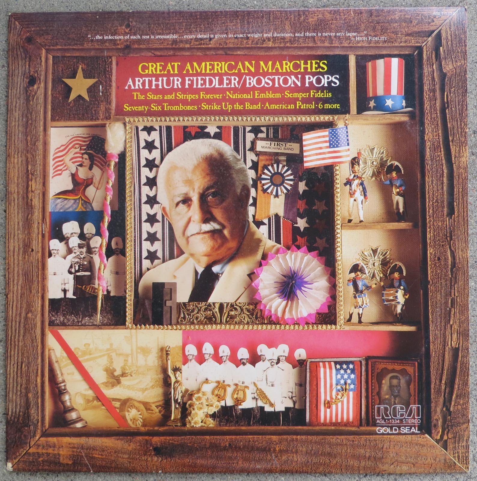 American marches. Arthur Fiedler & the Boston Pops Orchestra ‎: American Classics.