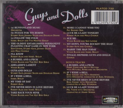 Guys and Dolls - back