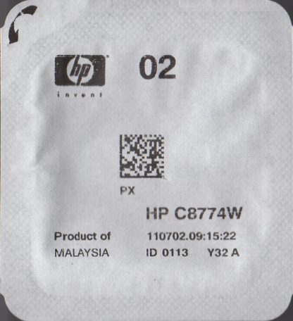 HP 02 Light Cyan - Y32A
