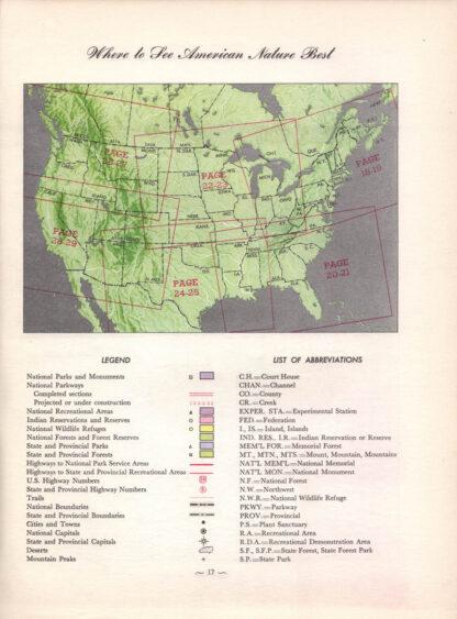 Hammond's Nature Atlas of America (map page)