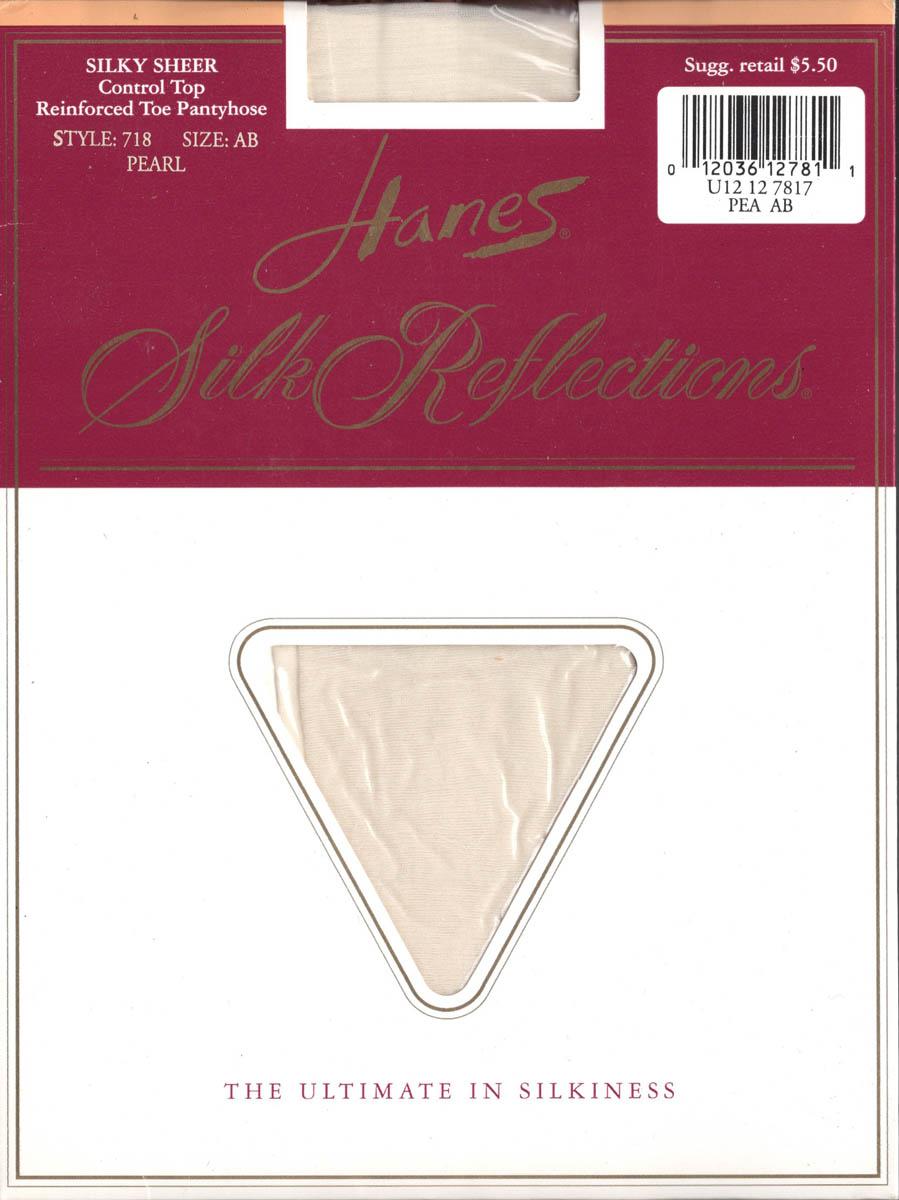 Hanes SILK REFLECTIONS CONTROL TOP – Style 718, Size AB, Pearl