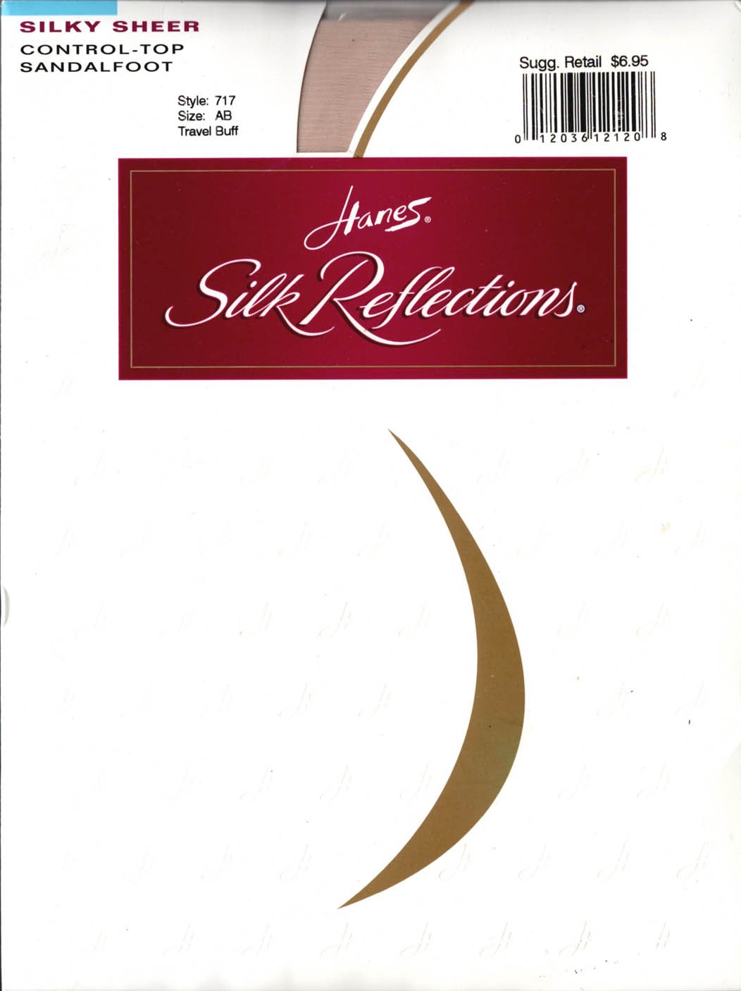 Hanes SILK REFLECTIONS CONTROL TOP, SANDALFOOT - 717 AB