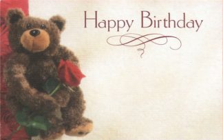 Happy Birthday - Teddy Bear