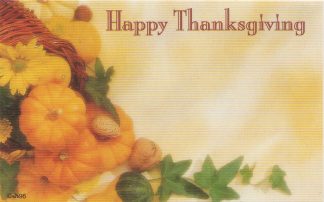 Happy Thanksgiving Cornucopia