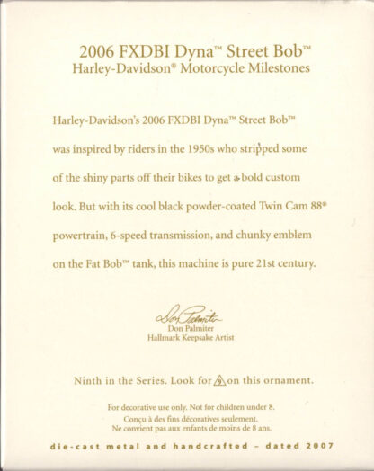 Harley-Davidson Street Bob (back)
