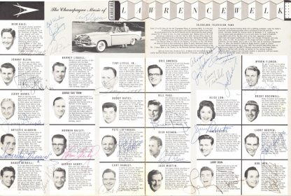 Lawrence Welk Signature Folder (center)