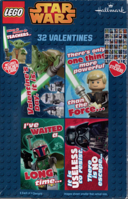 Lego Star Wars Valentines (back)