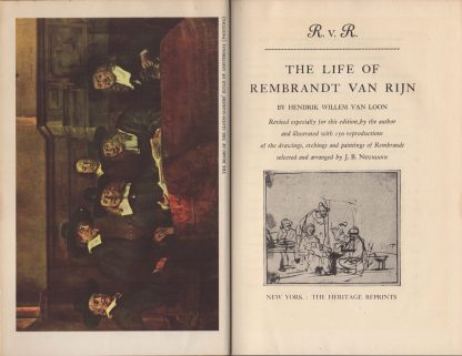 R.V.R: The Life of Rembrandt Van Rijn - title page