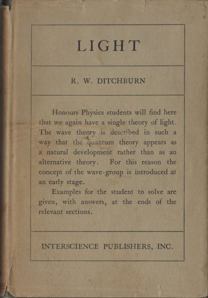 Light by R. W. Ditchburn