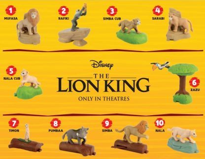 The Lion King McDonald's Happy Meal Toys