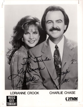 Lorianne Crook and Charlie Chase