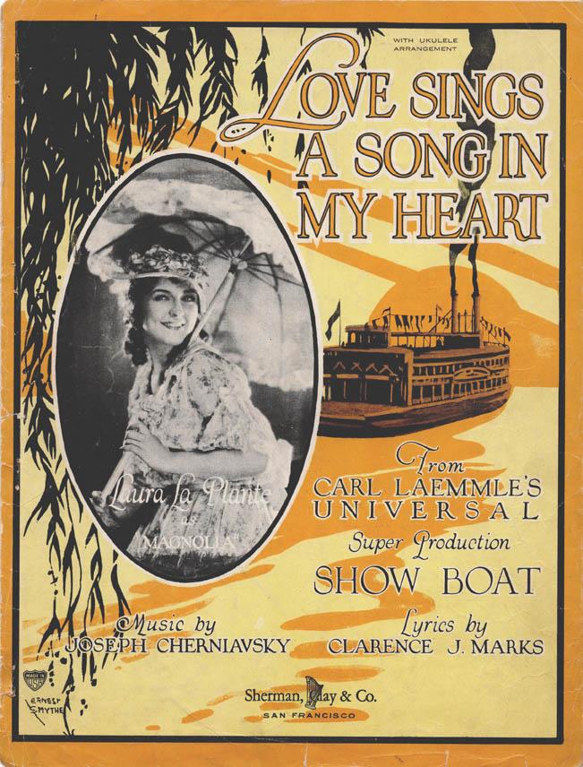 LOVE SINGS A SONG IN MY HEART – Joseph Cherniavsky & Clarence Marks , 1929 Sheet Music