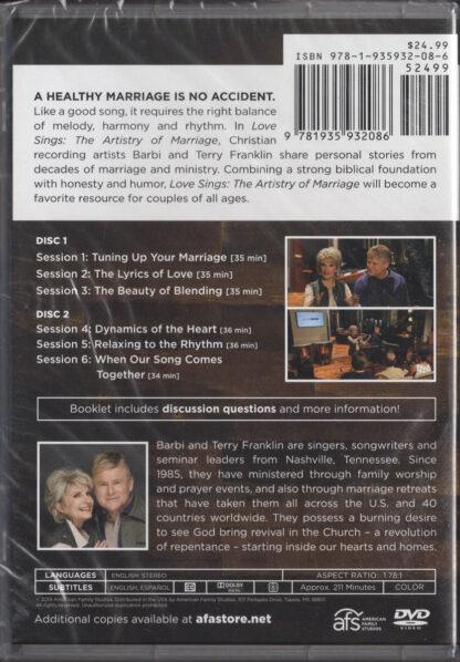 Love Sings: The Artistry of Marriage (back)