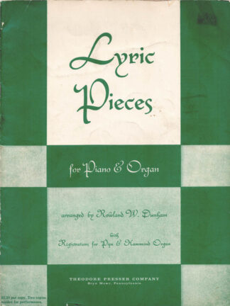 Lyric Pieces for Piano & Organ