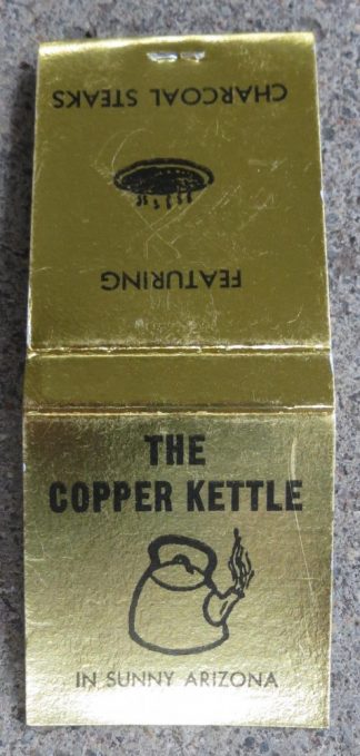 The Copper Kettle Matchbook