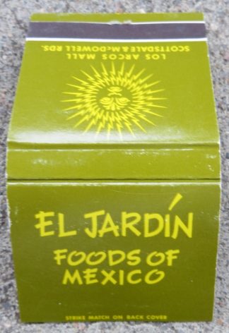 Matchbook from El Jardin Foods