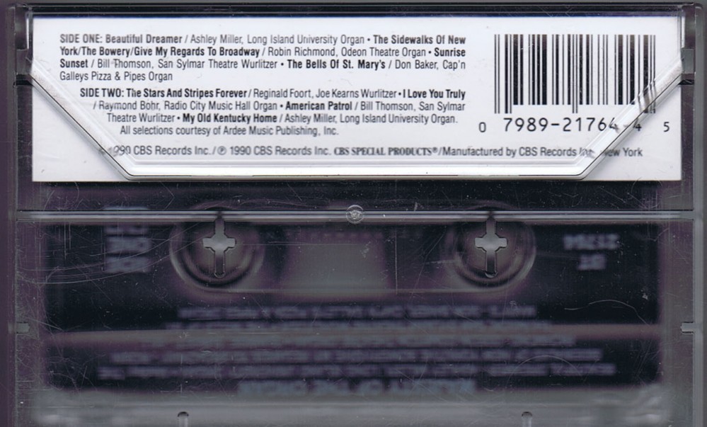 MAJESTY OF THE ORGAN - CBS Cassette BT 21764