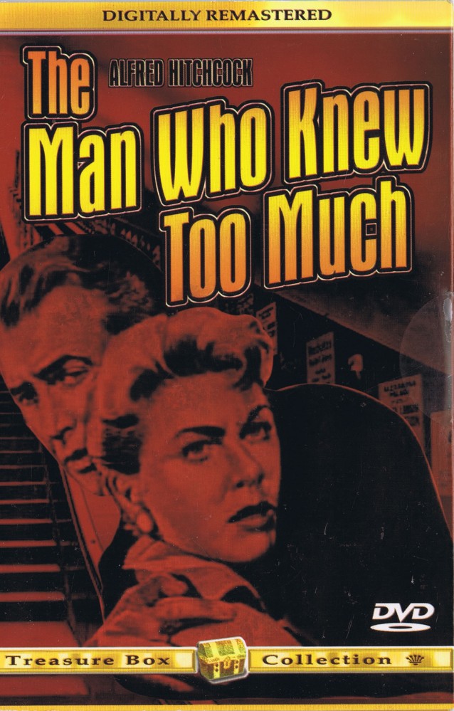 THE MAN WHO KNEW TOO MUCH Alfred Hitchcock, Peter Lorre, DVD