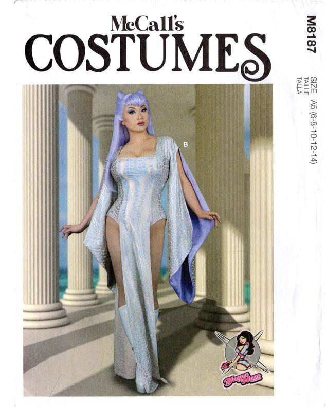 LEOTARD WITH FRONT AND BACK PANEL – McCall’s 8187, Misses’ 6-14 & 14-22