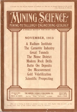 Mining Science, November 1913