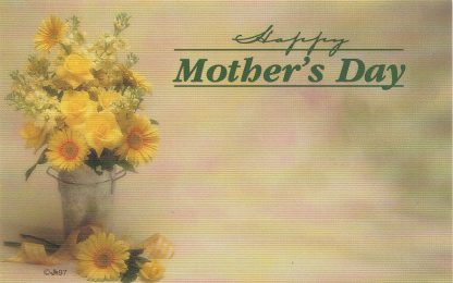 Happy Mother's Day - yellow & white