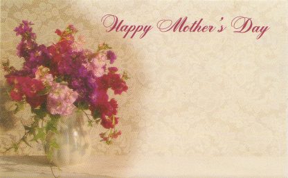 Happy Mother's Day - reds flowers in vase