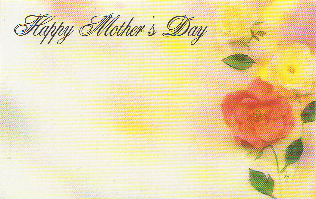 happy mothers day yellow roses