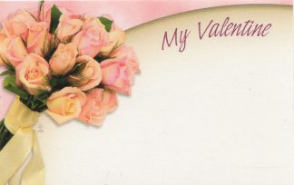 My Valentine - pink & ivory roses