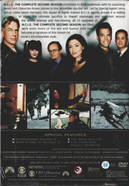 NCIS: The Complete Second Season (back)