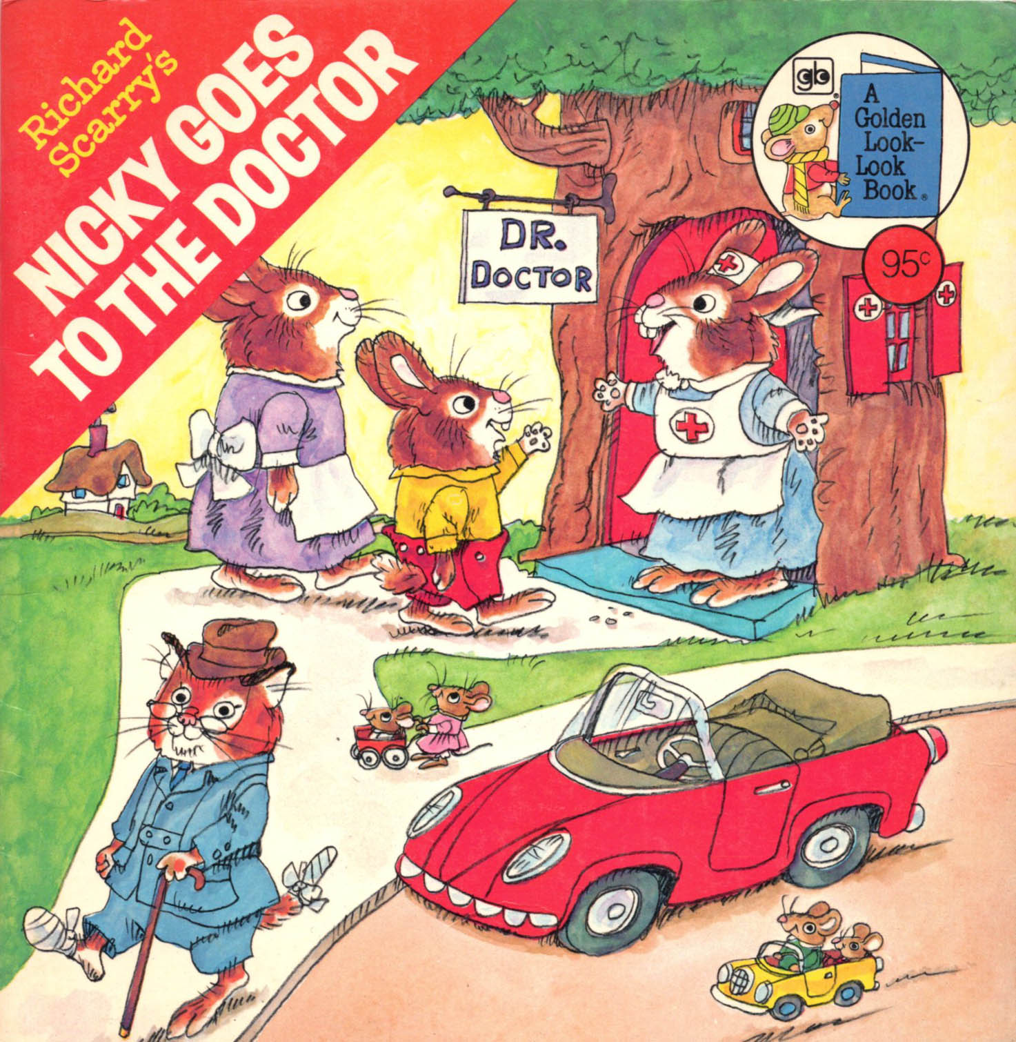 NICKY GOES TO THE DOCTOR - Richard Scarry, 1978 PB