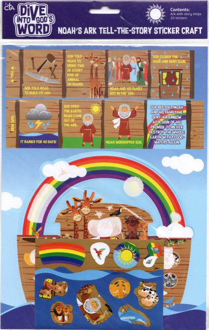 Noah's Ark Tell-The-Story Sticker Craft