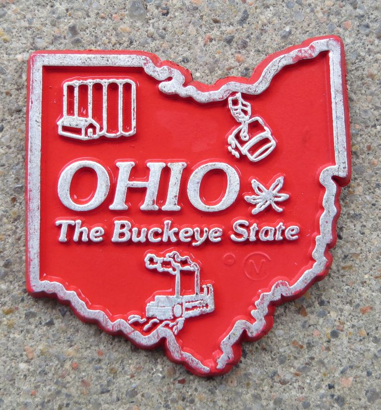 OHIO THE BUCKEYE STATE Rubber
