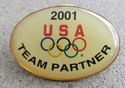 2001 Olympics USA Team Partner pin