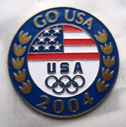 GO USA - 2004 Olympics Pin