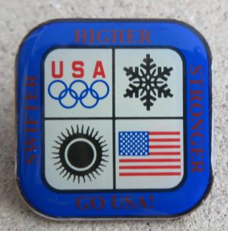 Olympics pin - with motto