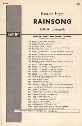 Rainsong