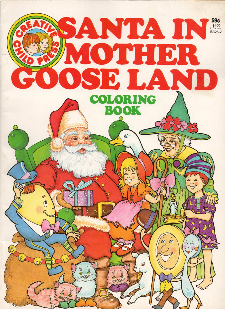 santa visits the magic land of mother goose