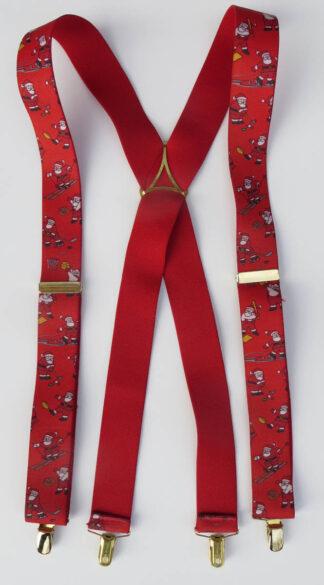 Sporting Santa Suspenders