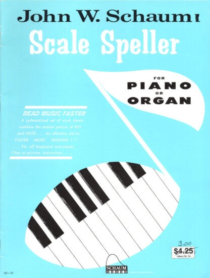 Scale Speller for Piano or Organ