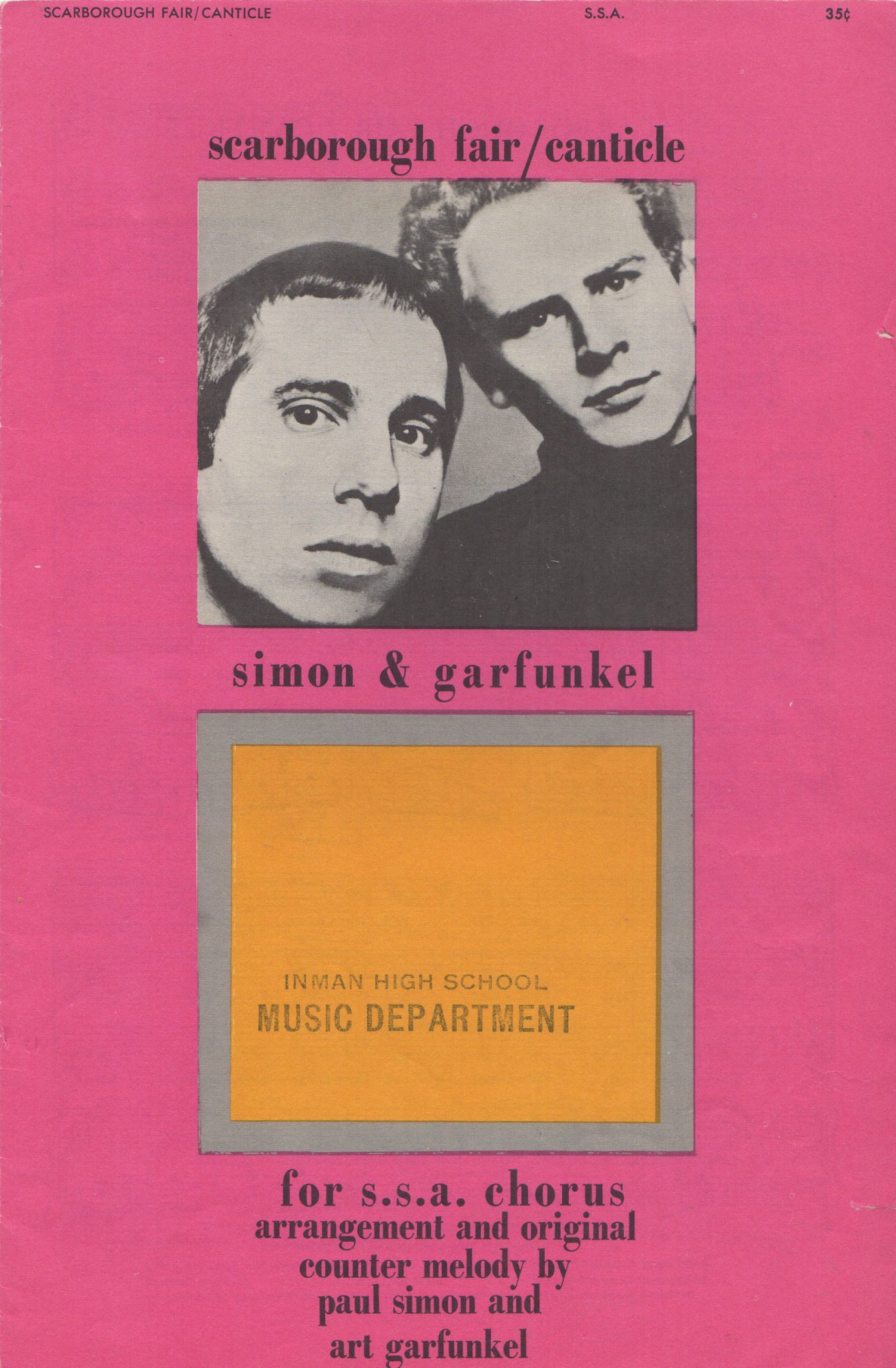 Performance: Scarborough Fair / Canticle by Simon and Garfunkel