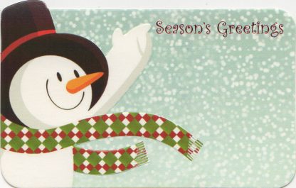 Season's Greetings - snowman