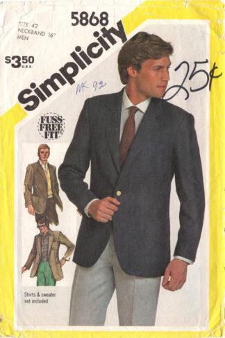 Simplicity 5868