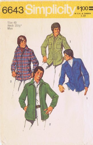 Simplicity 6643 - Men's 40