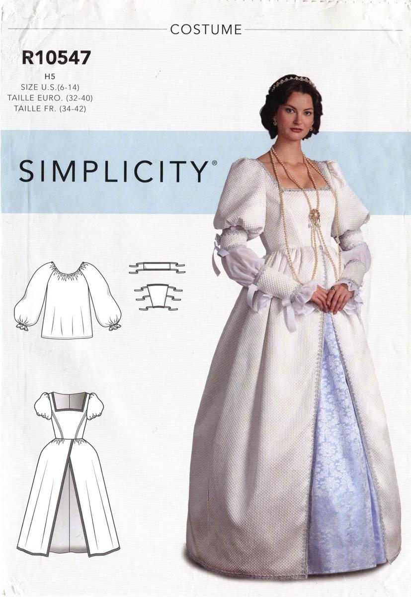 RENAISSANCE / TUDOR GOWN - Simplicity 9090, Misses' 6-14 RENAISSANCE / TUDOR GOWN - Simplicity 9090, Misses' 6-14
