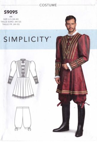 Simplicity 9095, Men's 34-42