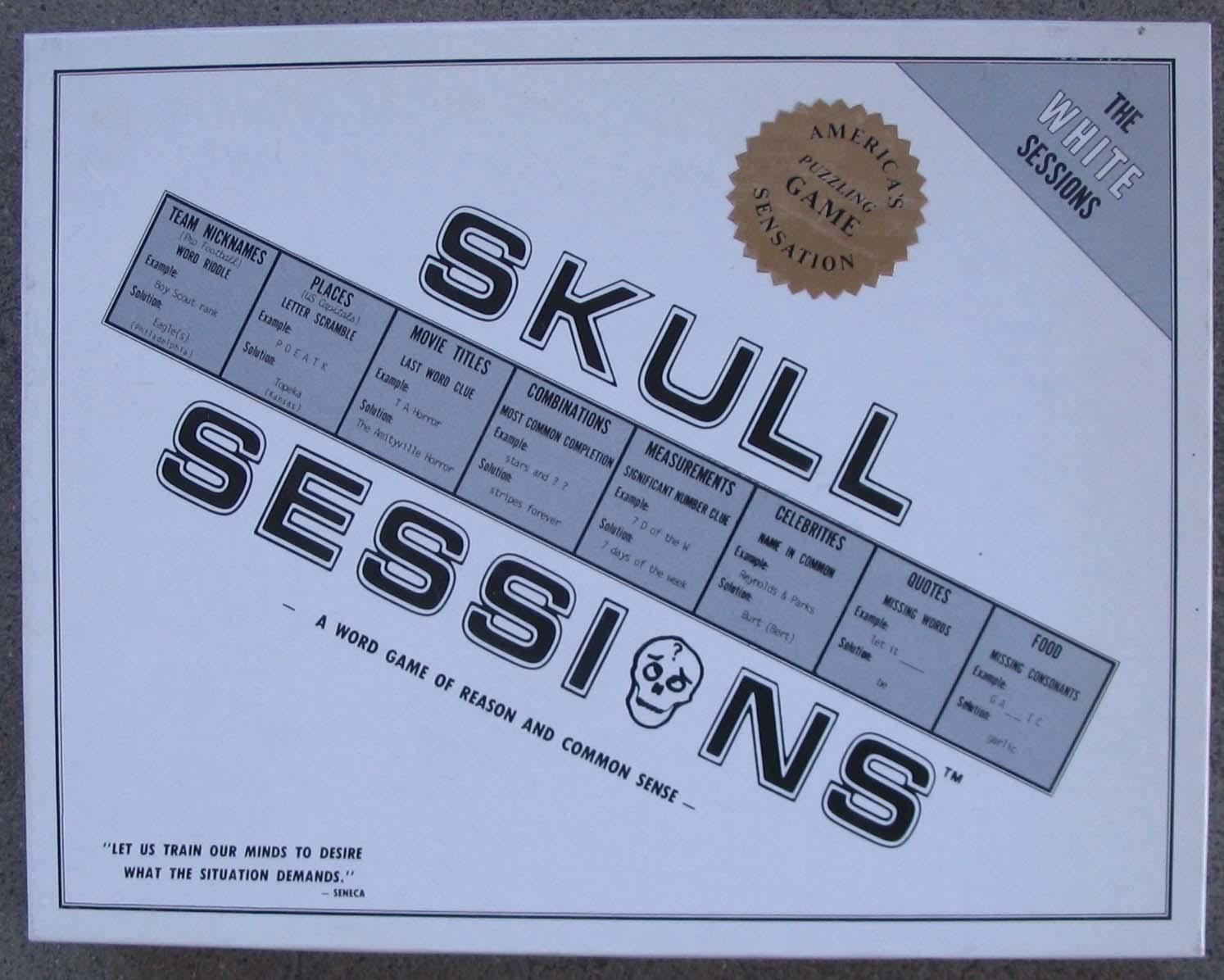 SKULL SESSIONS – A Word Game of Reason and Common Sense