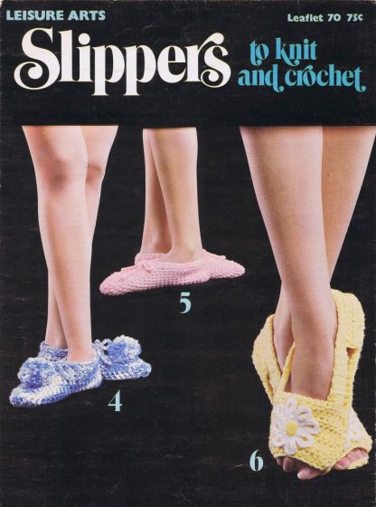 Slippers to Knit and Crochet
