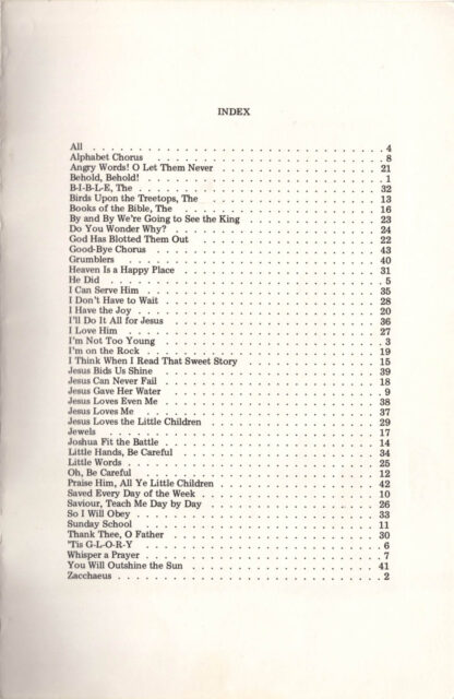 Songs for Little People (index)
