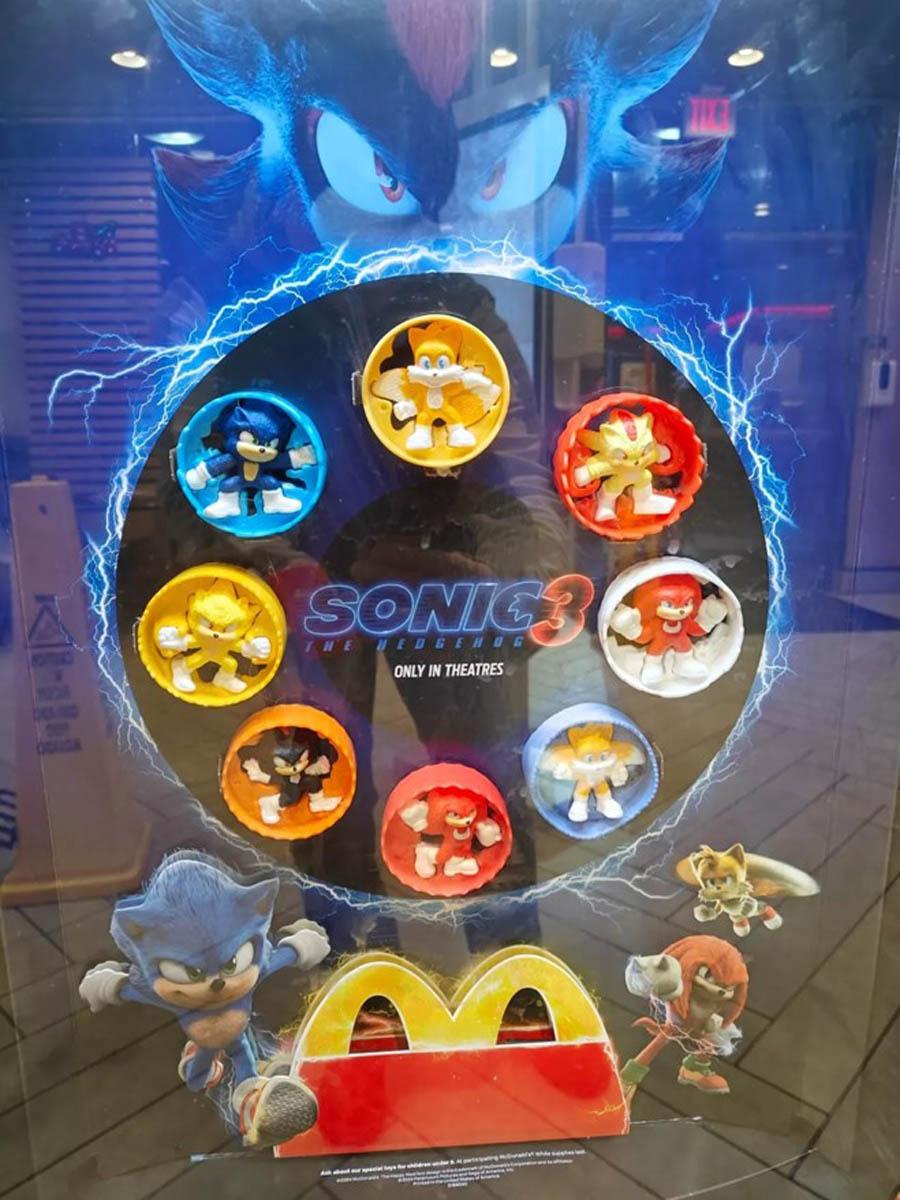 Sonic 3 McDonald's Toy Set