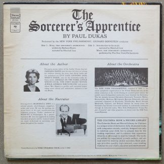 海賊盤 Yes Sorcerer's Apprentice レコード 当時物 Paul Dukas' THE SORCERER'S APPRENTICE - Columbia CR 21501, LP